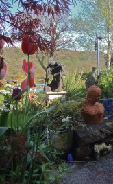 Artworks in your garden will add some enchantment to the space all year round.