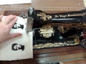 Frida Kahlo, (work in progress), Rose Davies.