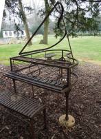 Concert Grand piano, commission life sized. Alan Ross.